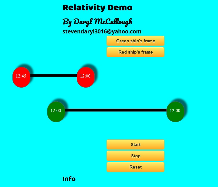 Relativity Demo